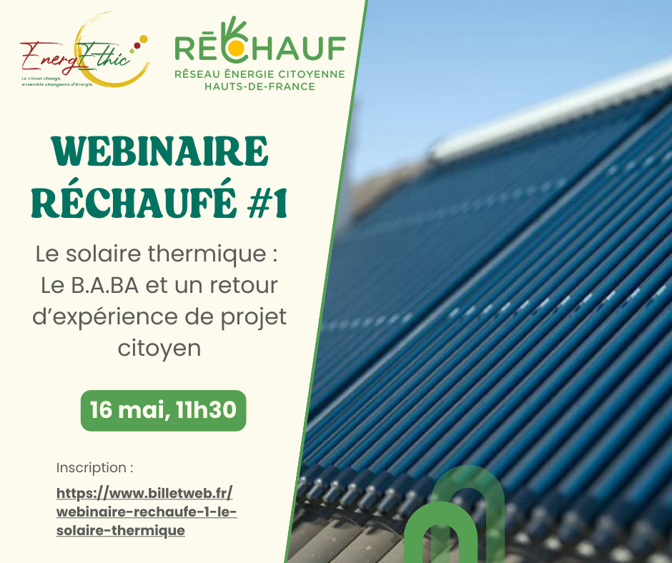Webinaire Réchaufé #1 – Solaire thermique